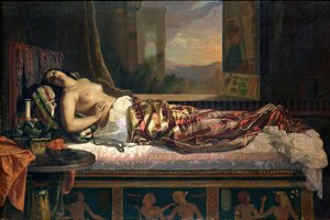 La morte di Cleopatra, 1841